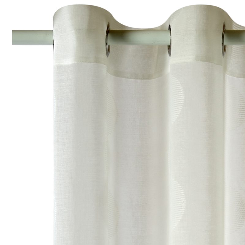 Voilage LUA coloris blanc 140 x 240 cm