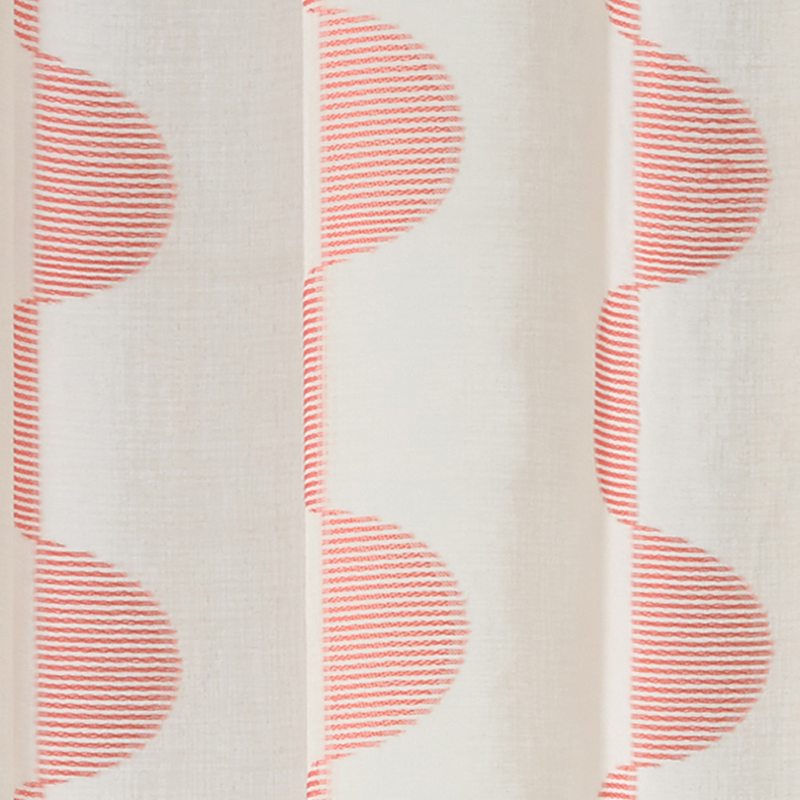 Voilage LUA coloris corail 140 x 240 cm