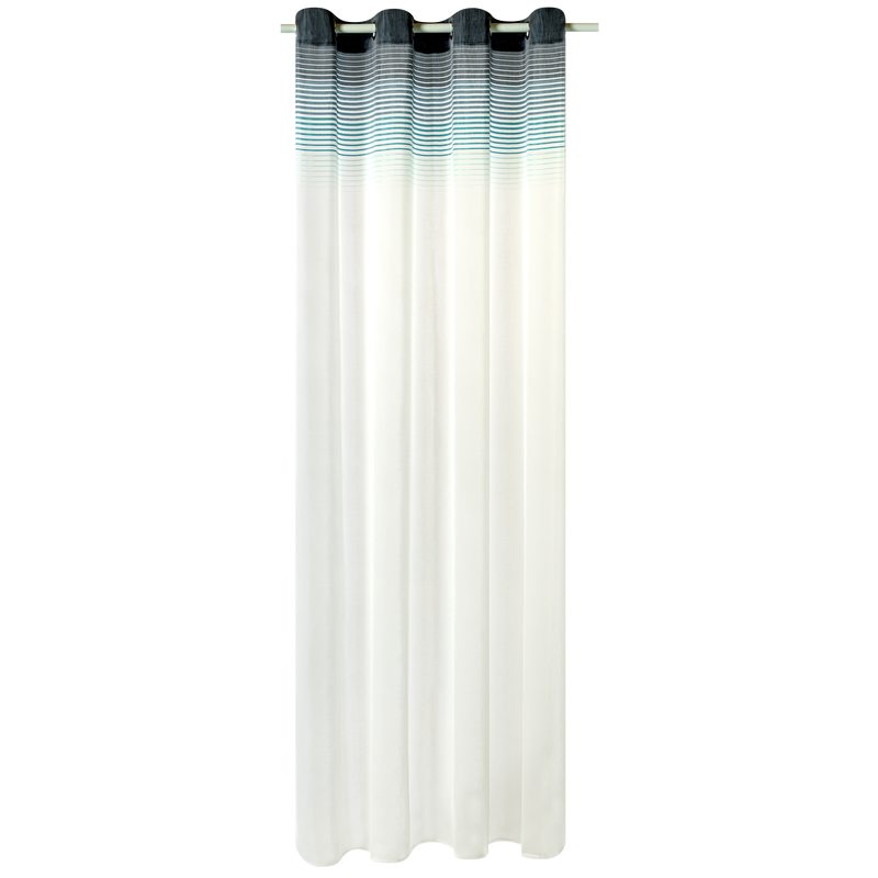 Voilage EOLE coloris aqua 140 x 240 cm