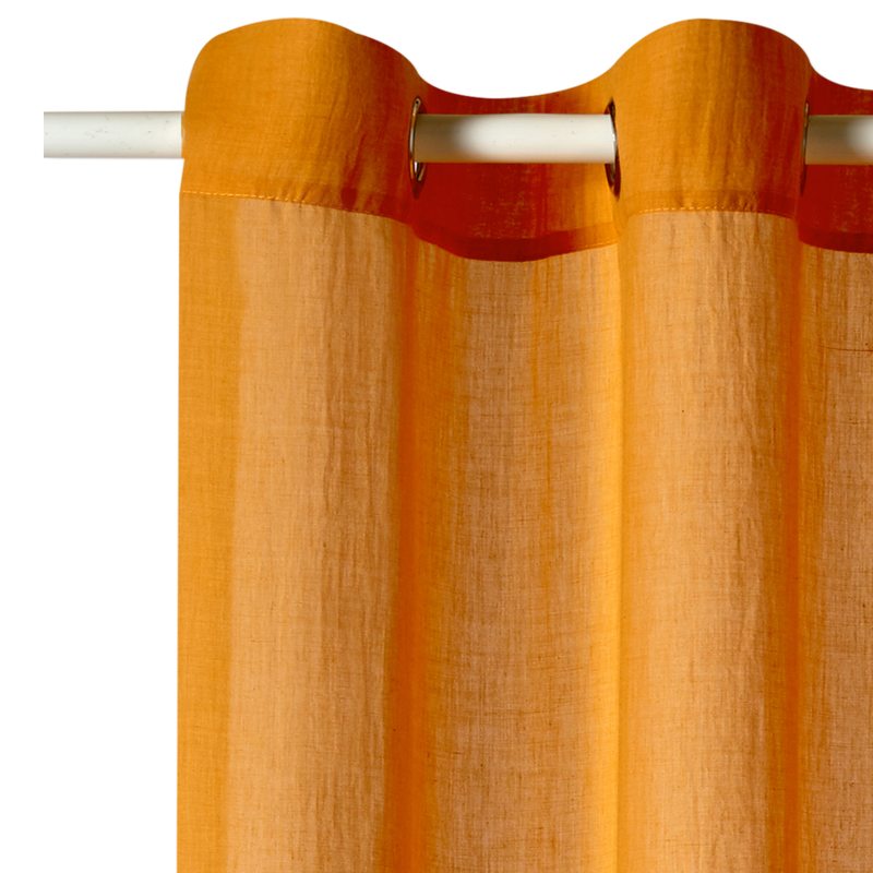 Voilage DIVO coloris safran 140 x 240 cm