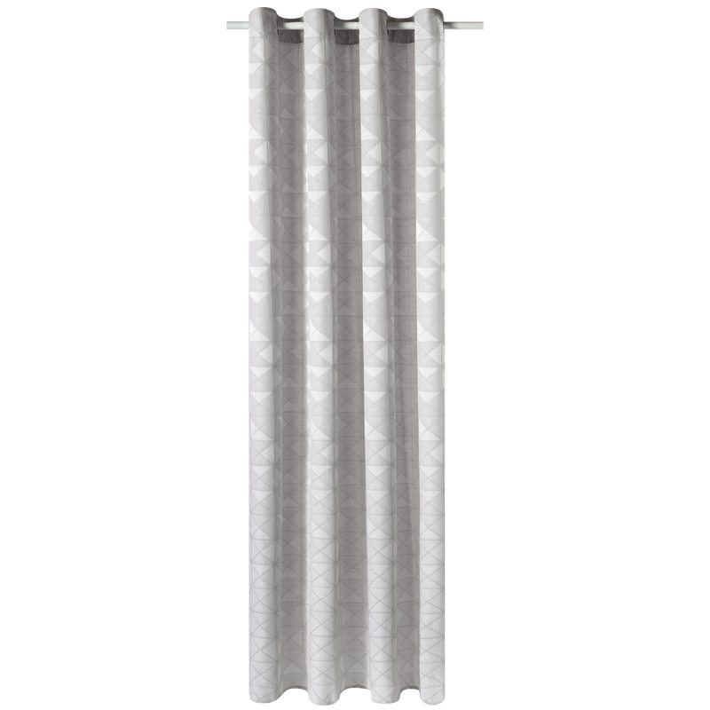 Rideau MAREL coloris gris 140 x 260 cm