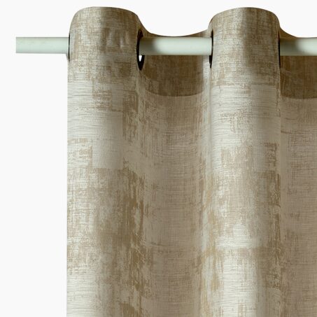 Voilage CYRILLE coloris beige 140 x 275 cm