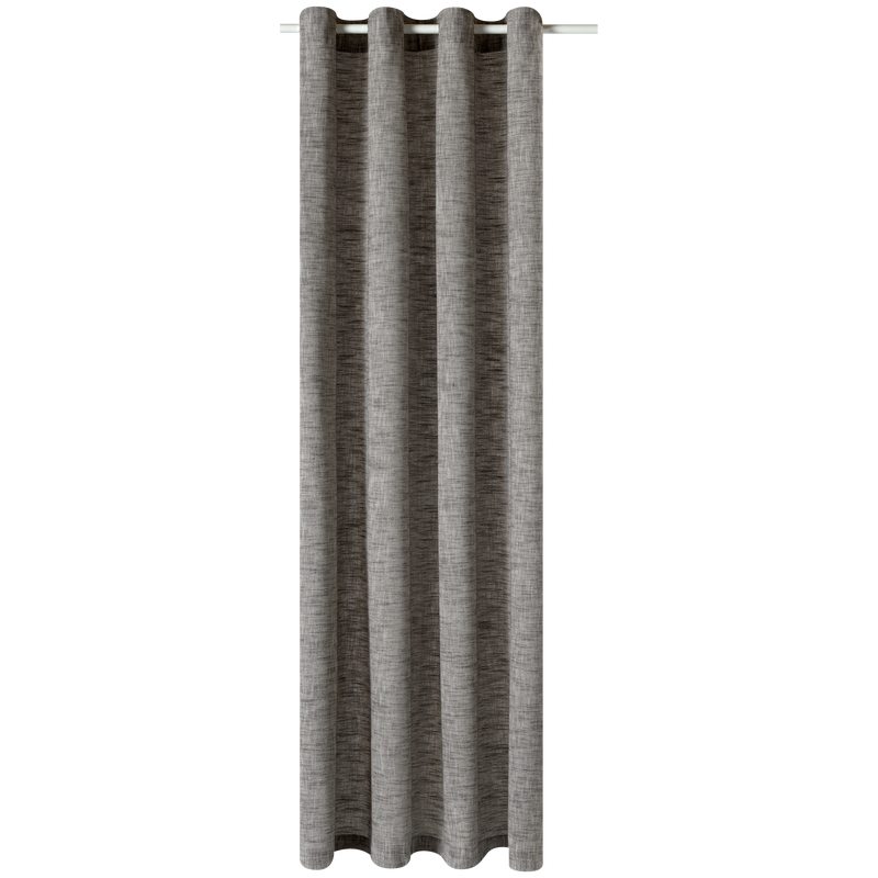 Rideau CHAMBRAY coloris brun 140 x 260 cm