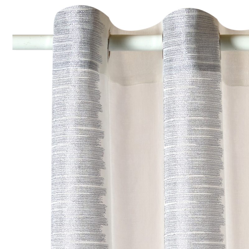 Voilage BLISS coloris blanc 140 x 240 cm