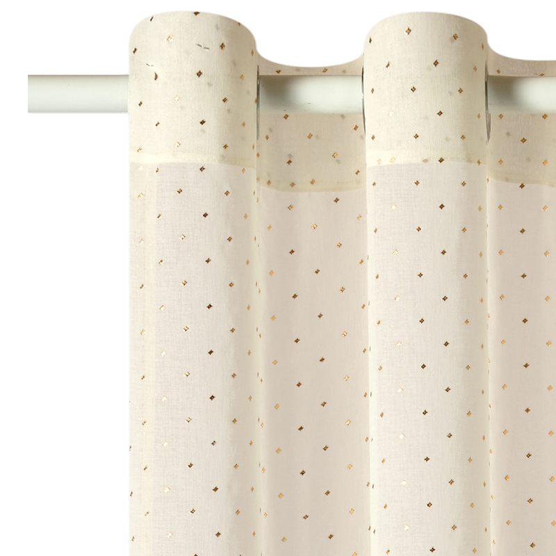Voilage BRIO coloris or  140 x 240 cm