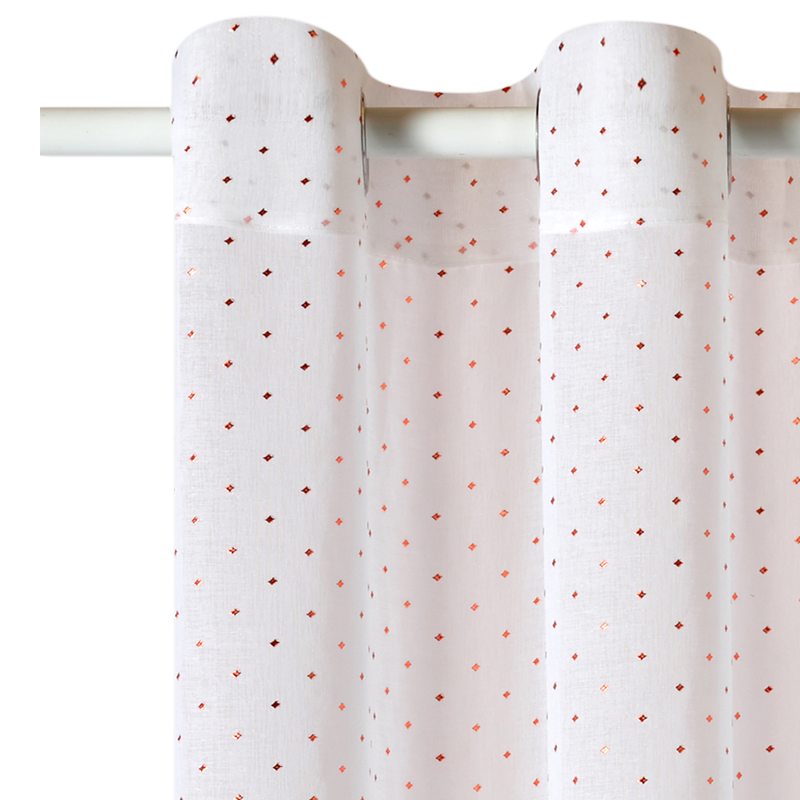 Voilage BRIO coloris cuivre 140 x 240 cm
