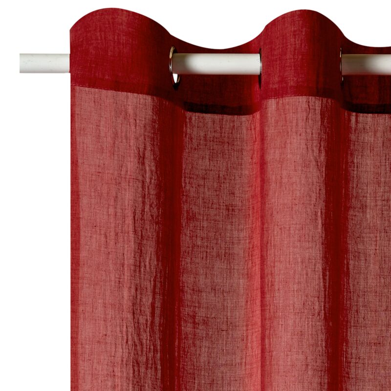 Voilage DIVO coloris lie de vin 140 x 240 cm