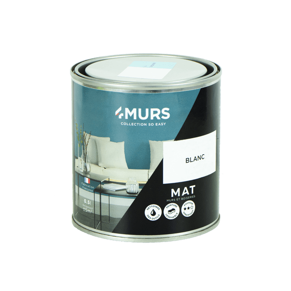 Peinture murs et plafonds , guide pratique, idées déco - 4MURS