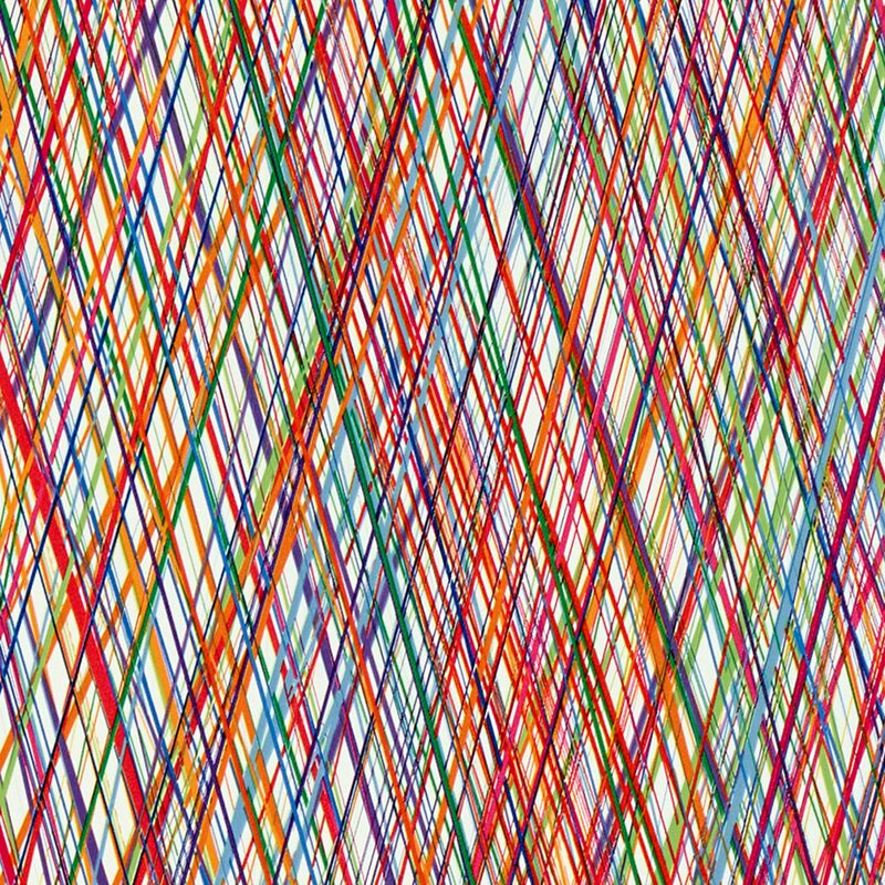 Papier peint intissé STICKS coloris multicolore