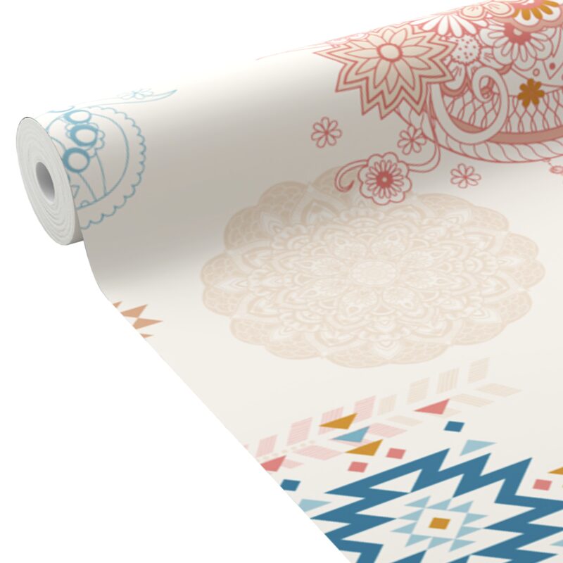 Papier peint intissé LAKOTA coloris rose pastel