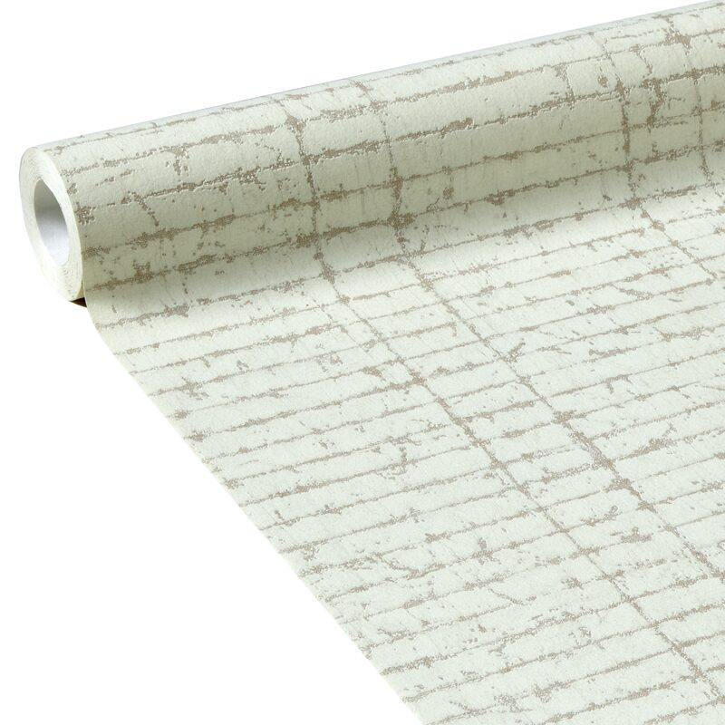 Papier peint intissé LOAN coloris blanc