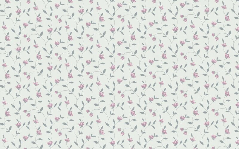 Papier peint intissé EGLANTINE coloris blanc