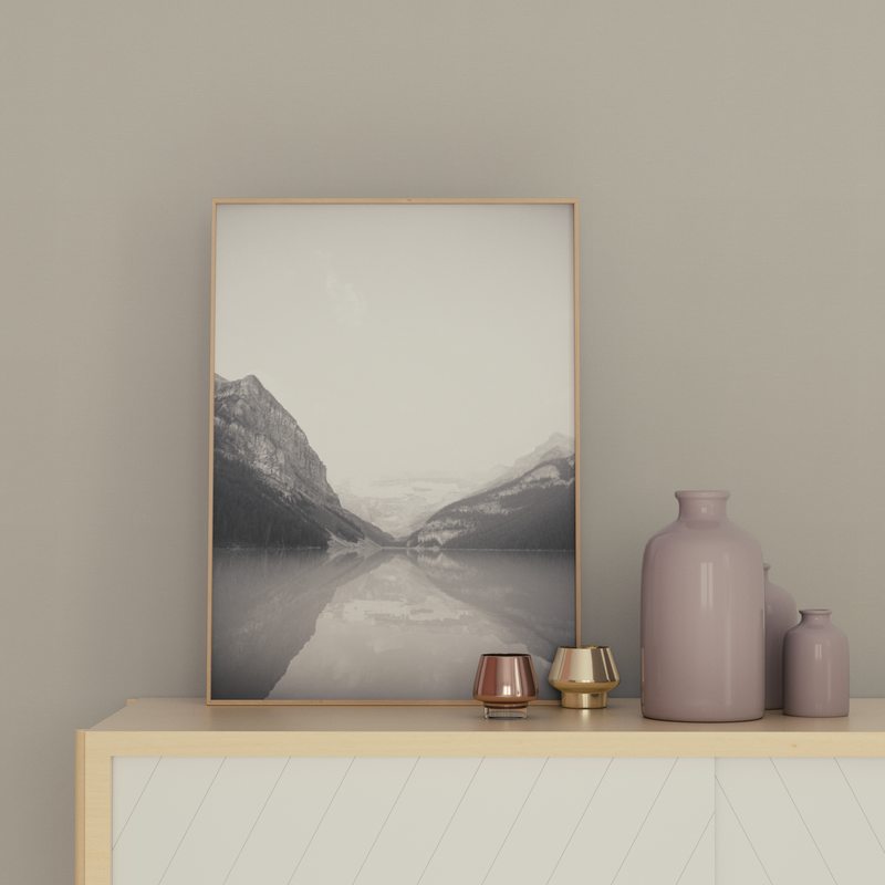 Tableau LAC LOUISE 50 x 70 cm
