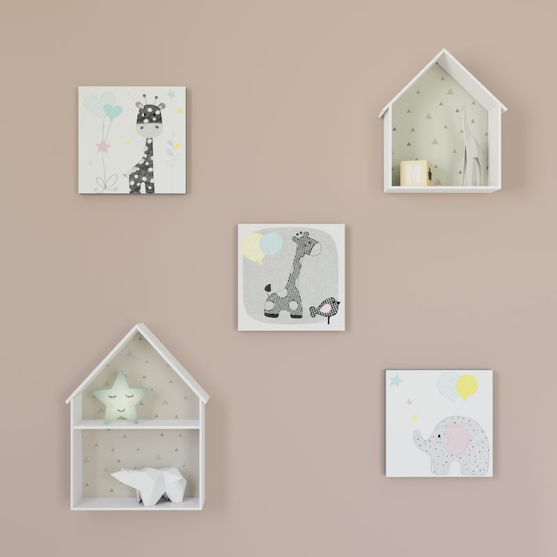 Triptyque SWEETY 60 x 20 cm