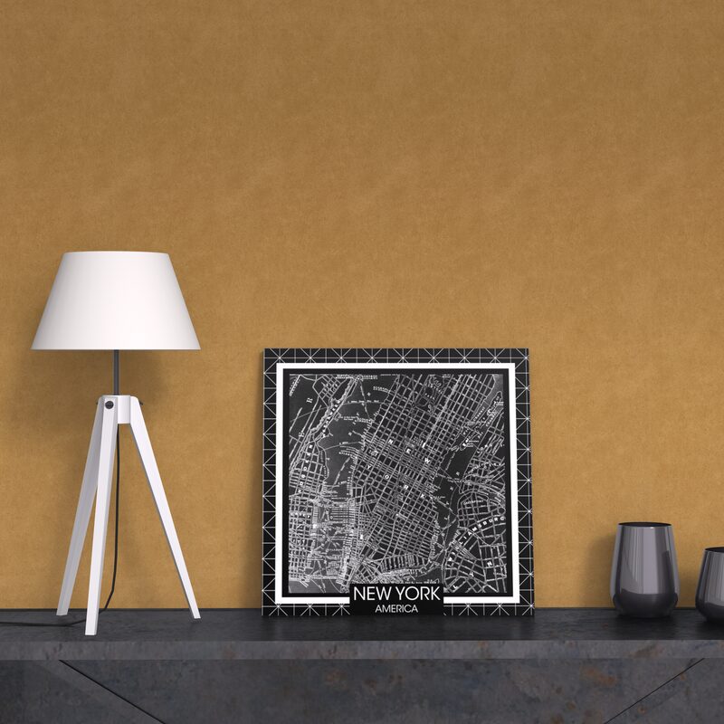 Toile imprimée NEW YORK MAP 50 x 50 cm