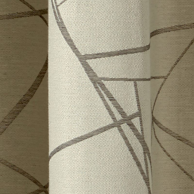 Rideau STRUCTURE coloris gris 140 x 250 cm