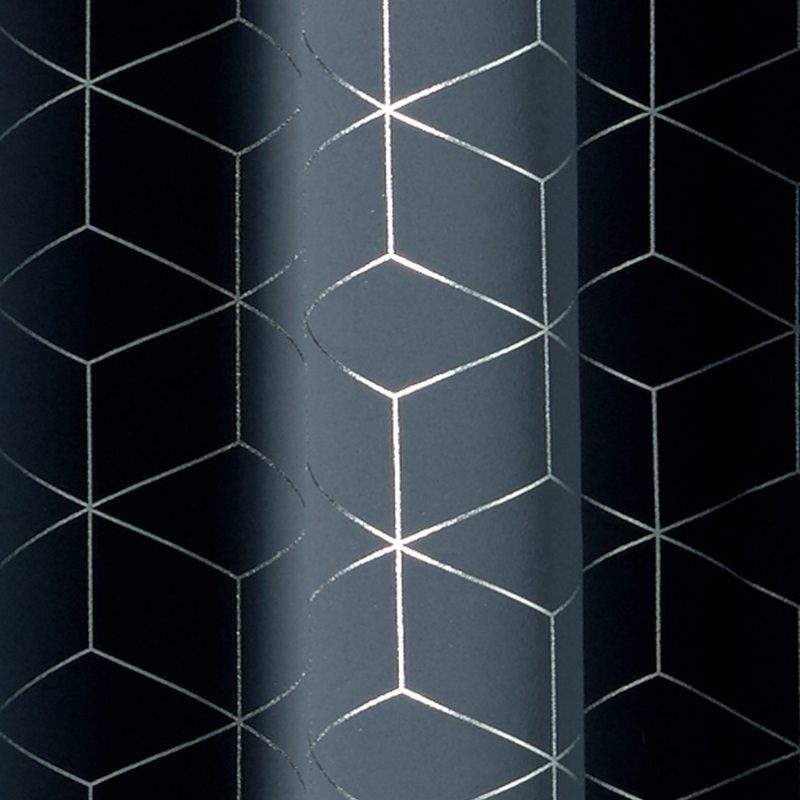 Rideau METALIA coloris anthracite 140 x 250 cm