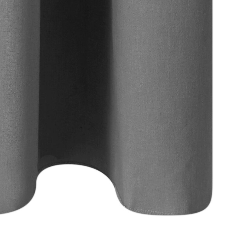 Rideau 100% occultant AMENA coloris gris 140 x 250 cm