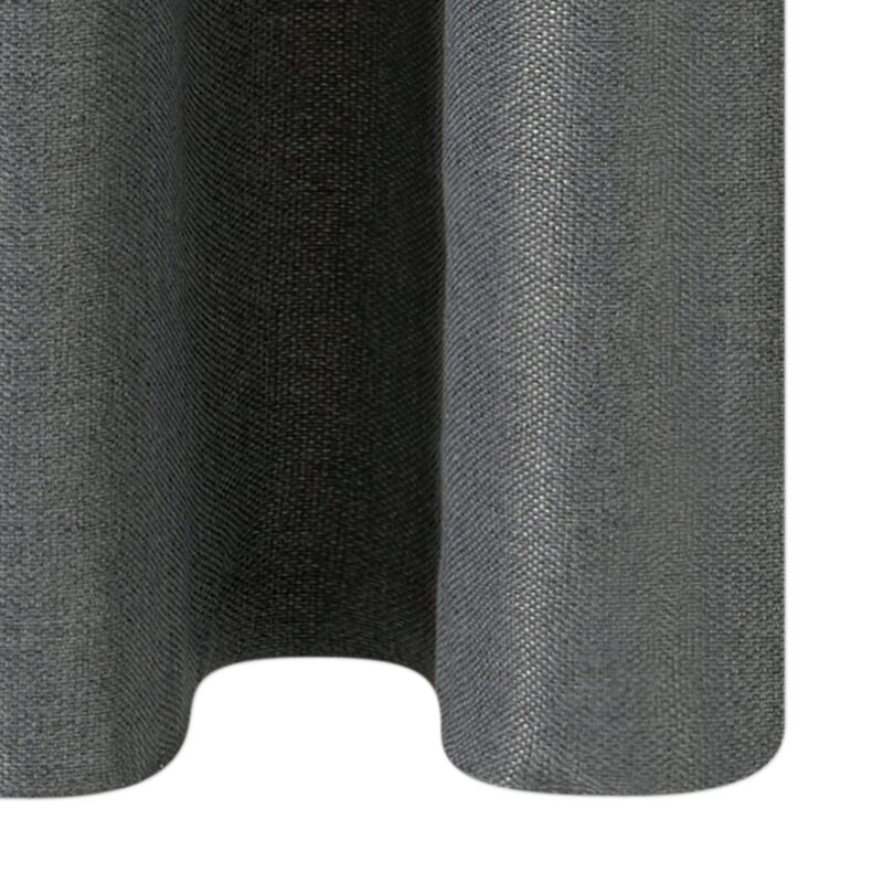 Rideau occultant HUGO coloris gris 140 x 260 cm