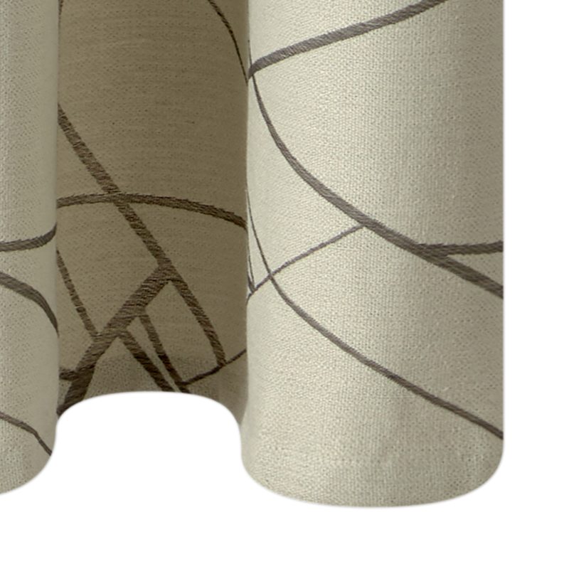 Rideau STRUCTURE coloris gris 140 x 250 cm