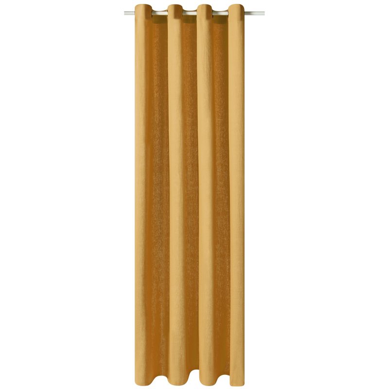 Rideau MARENGA coloris curry 140 x 250 cm