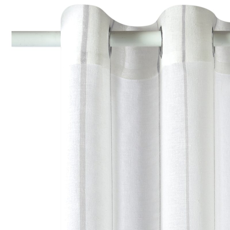 Voilage MATILDA coloris gris 140 x 240 cm