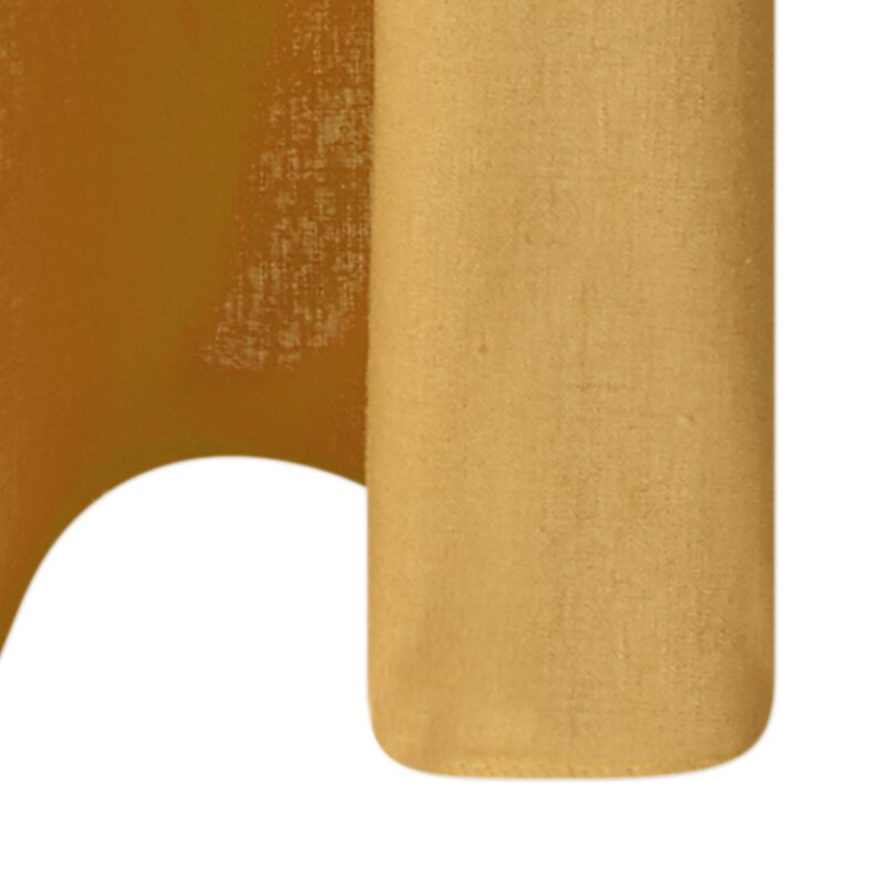 Rideau MARENGA coloris curry 140 x 250 cm