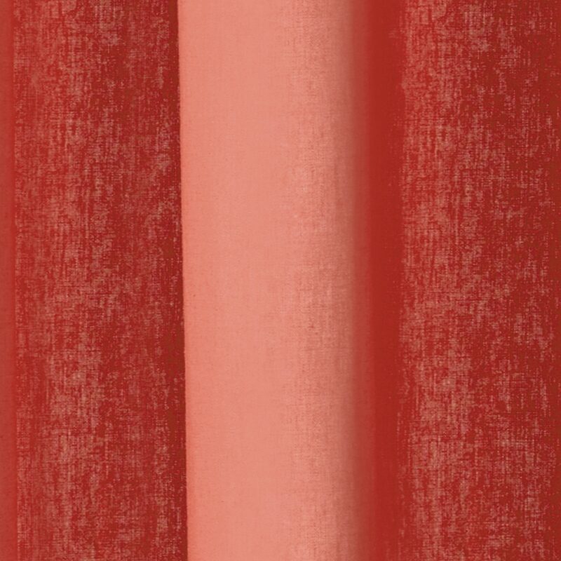 Rideau MARENGA coloris rouge 140 x 250 cm