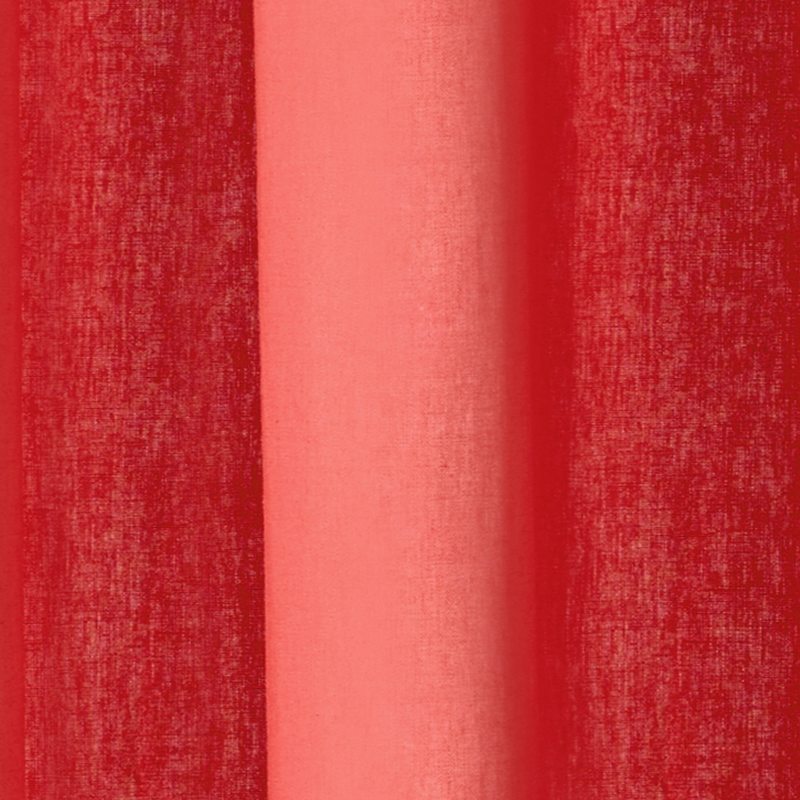 Rideau MARENGA coloris rouge 140 x 250 cm