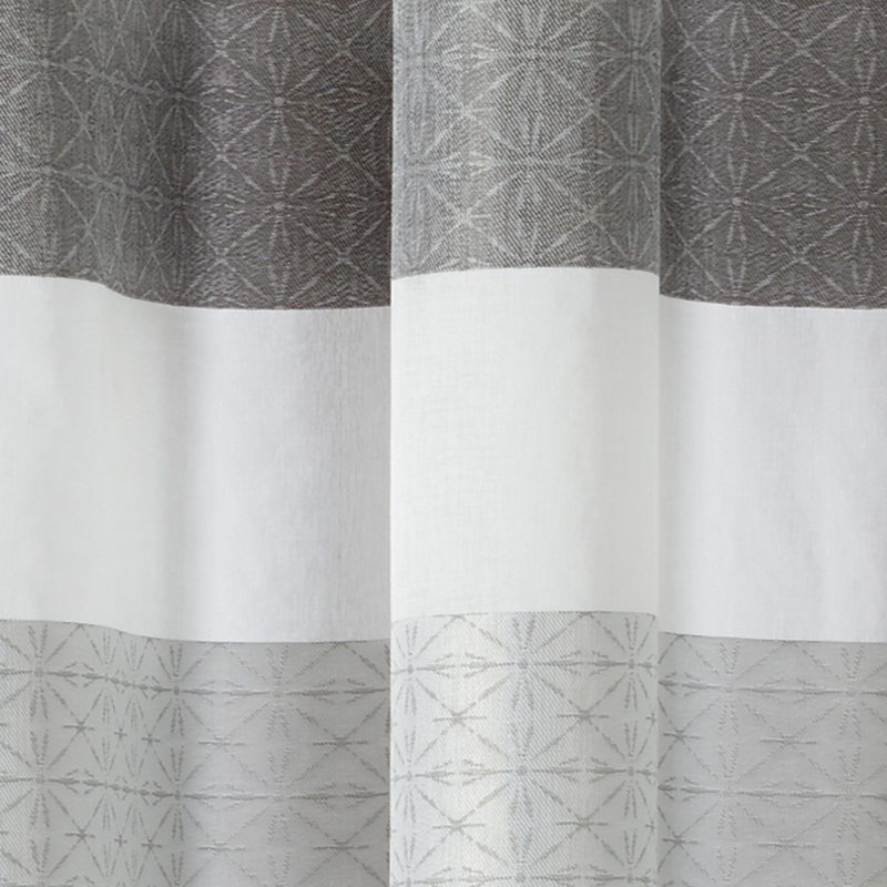 Voilage KORA LIGHT coloris gris 140 x 240 cm