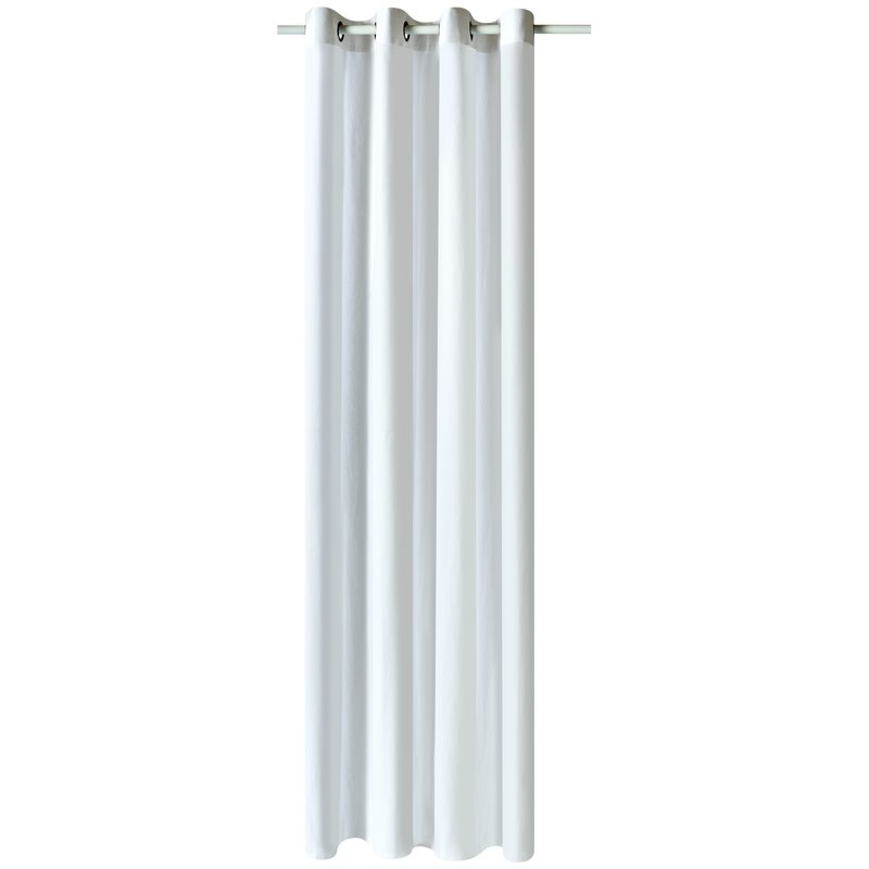 Rideau MARENGA coloris blanc 140 x 250 cm