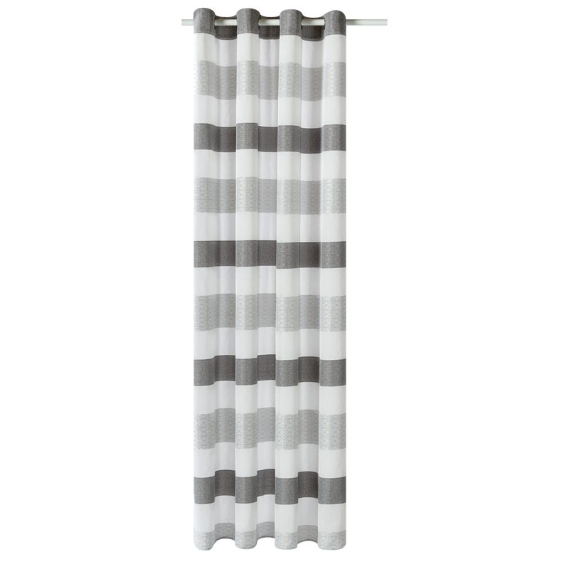 Voilage KORA LIGHT coloris gris 140 x 240 cm