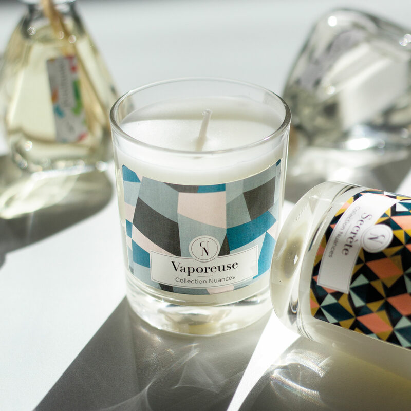 Bougie parfumée COLLECTION NUANCES VAPOREUSE Musc & Jasmin
