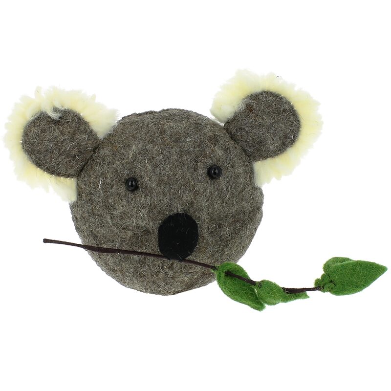 Trophée mural KOALA HEAD coloris gris