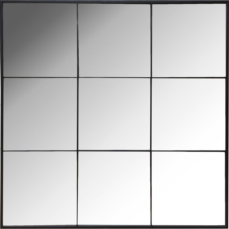 Miroir industriel EUGENE 80 x 80 cm