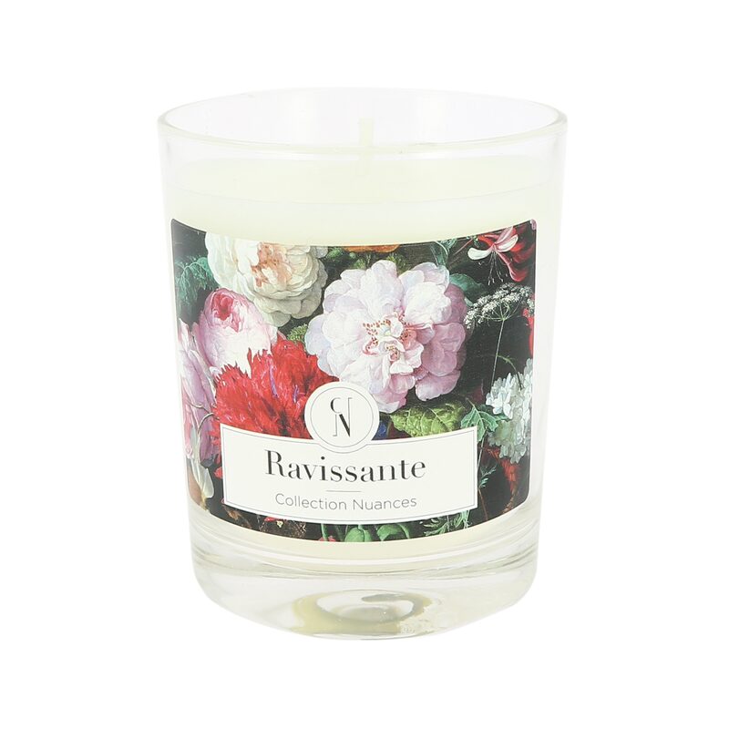 Bougie parfumée COLLECTION NUANCES RAVISSANTE Pivoine, Jasmin & Rose