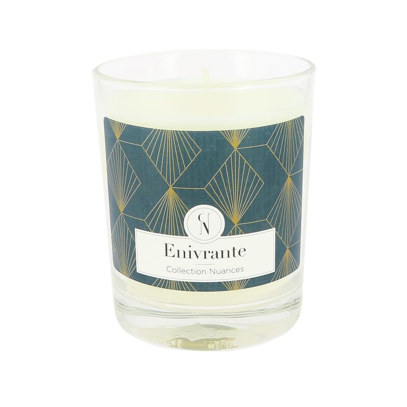 Bougie parfumée COLLECTION NUANCES ENIVRANTE Fleurs blanches & Pêche