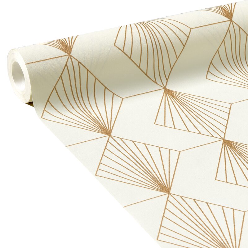 Papier peint intissé GATSBY coloris blanc