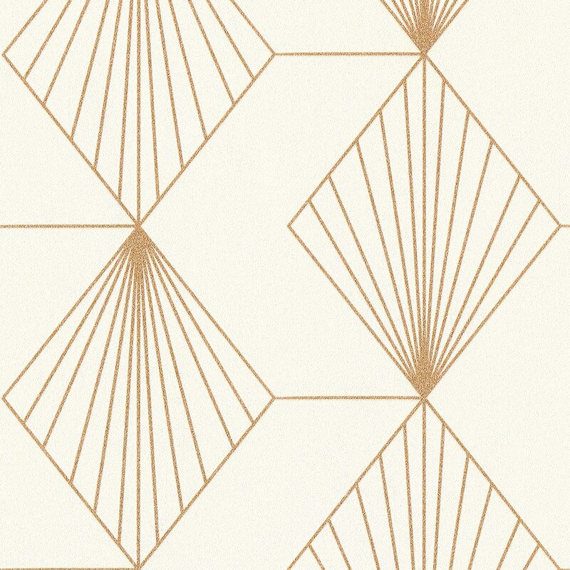 Papier peint intissé GATSBY coloris blanc