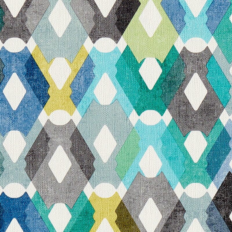 Papier peint intissé KERSTIN coloris bleu jean