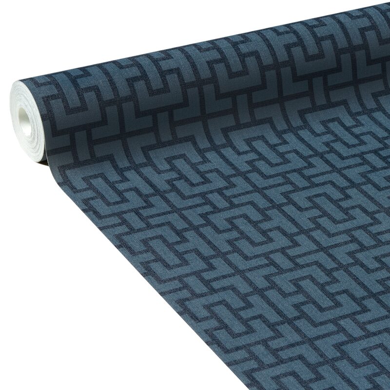 Papier peint intissé ICARE coloris bleu marine