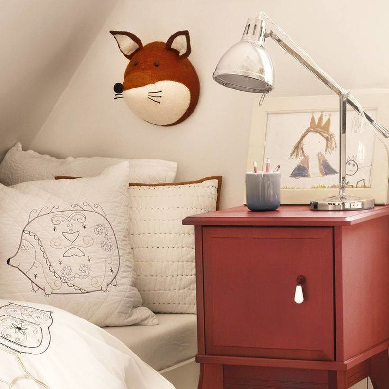 Trophée mural FOX HEAD coloris orange
