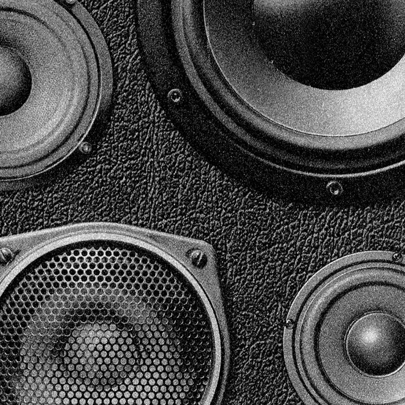 Papier peint intissé SOUNDBOX coloris noir