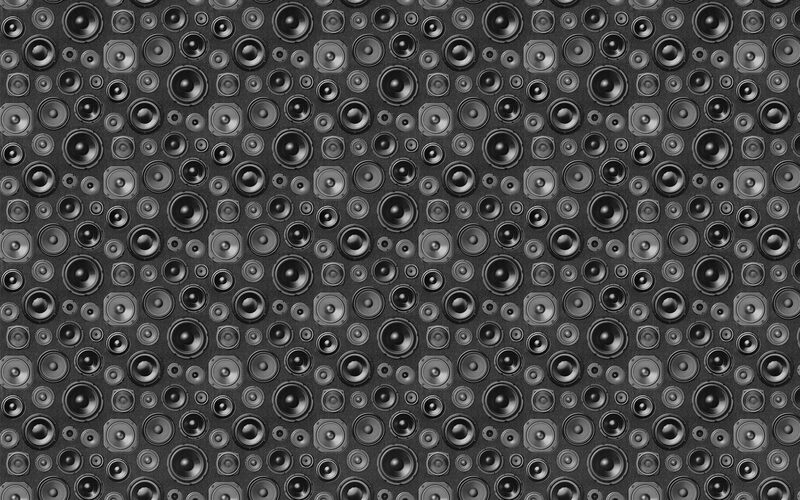 Papier peint intissé SOUNDBOX coloris noir