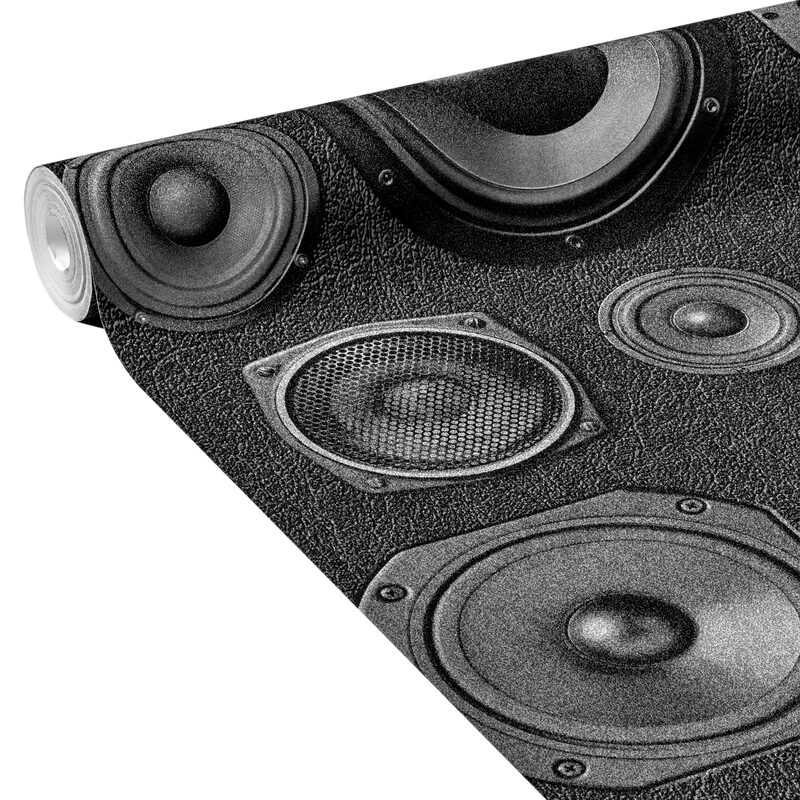 Papier peint intissé SOUNDBOX coloris noir