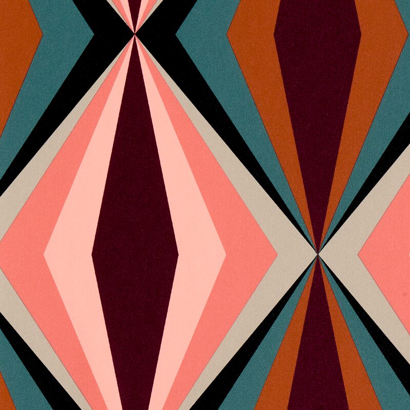 Papier peint intissé BENSIMON JOAN coloris multicolore