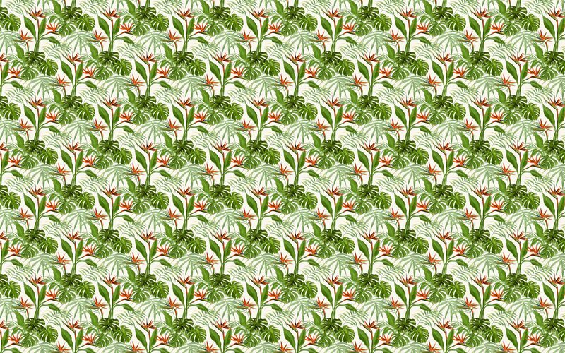 Papier peint intissé BIRDS PARADISE coloris beige sable
