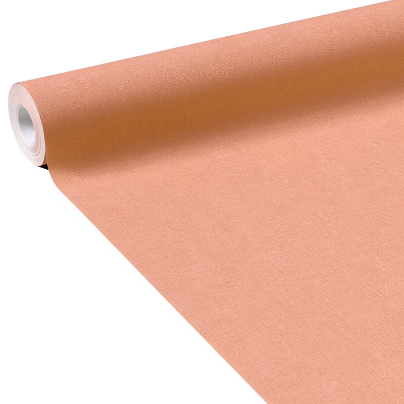 Papier peint intissé BENSIMON TOILE coloris abricot