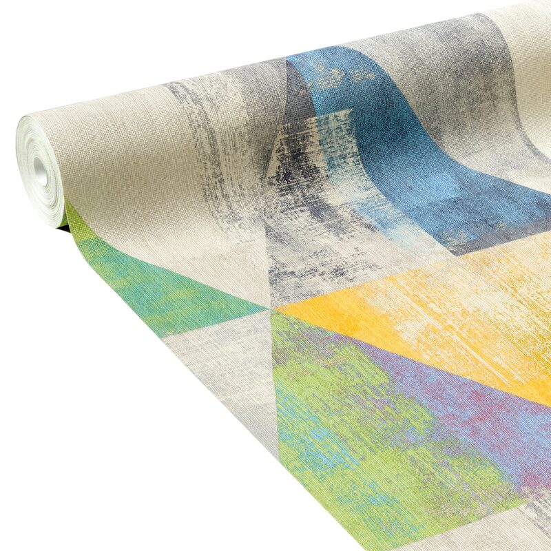 Papier peint intissé MELVIN coloris multicolore