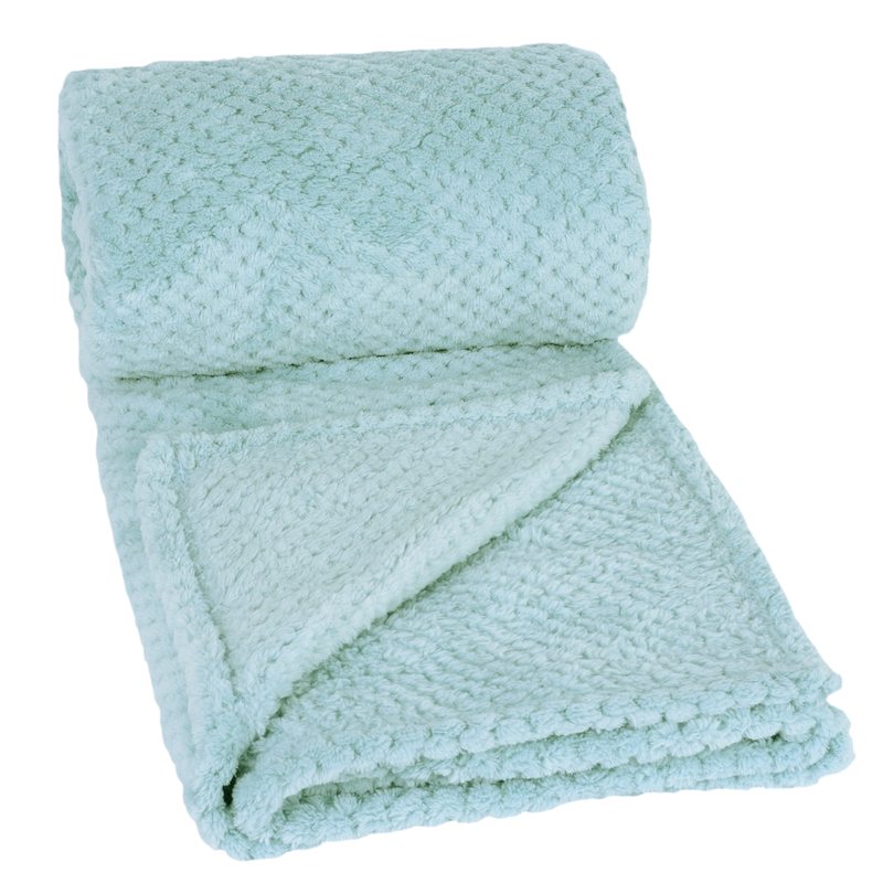 Plaid polaire SOHOS coloris bleu